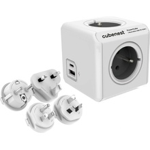CubeNest PowerCube Original USB PD 20W A+C Sivá