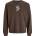 JACK & JONES Блуза Jack and Jones Men's Printed Crew Sweatshirt - Chocolate Brown