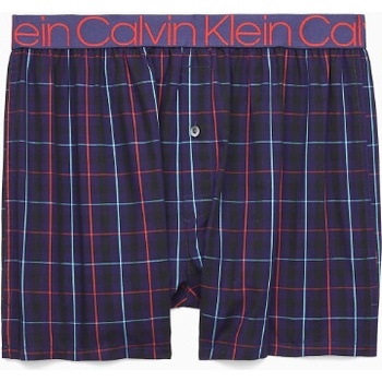 Calvin Klein kostkované trenýrky Slim fit Boxer