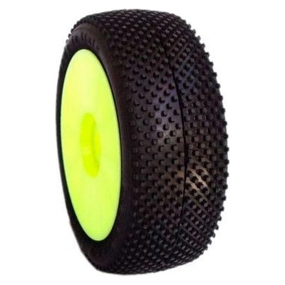 SP RACING 1/8 TERMINATOR COMPETITION OFF ROAD gumy nalepené gumy EX.SUP.S. směs žluté disky 2 ks