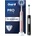 Oral-B Pro Series 1 Duo Pack set Black handle and a Pink handle