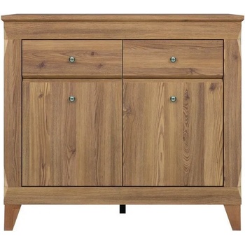 Image 1 of Black Red White Скрин с 2 врати и 2 чекмеджета bergen kom2d2s