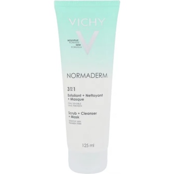 Vichy Normaderm 3in1 Scrub + Cleanser + Mask Пилинг ексфолианти за лице 125ml