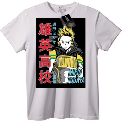 NOONEBRAND Тениска My Hero Academia MIRIO TOGATA - M, White