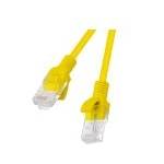 Lanberg Пач кабел Lanberg CAT. 5E 1m, жълт (PCU5-10CC-0100-Y)