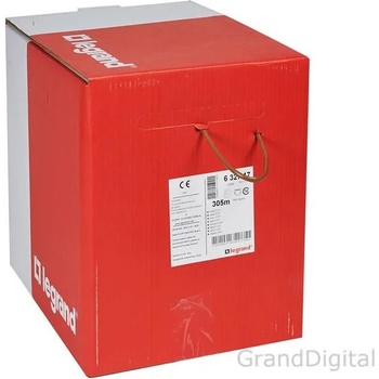 Legrand кабел за стена - Cat5e, U/UTP, 305m, кафяв, меден, LSOH 632716 (632716)