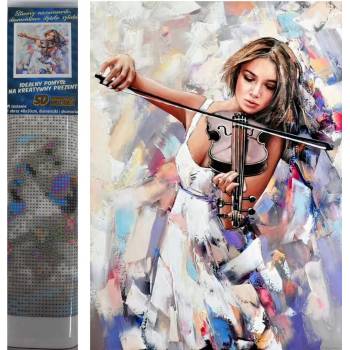 Norimpex - Puzzle Diamond Painting Violinist 30x40cm - 1 - 39 piese