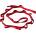 Black Diamond Осигурителна примка Black Diamond 18 mm Daisy Chain Daisychain - Red - размер 115 cm (314-0073-0211)