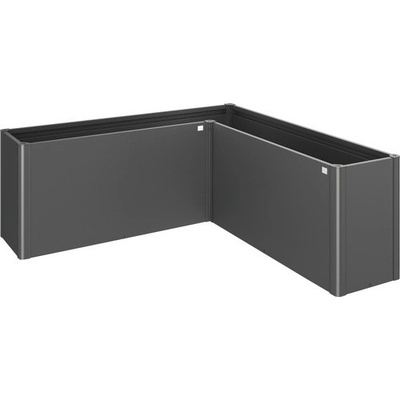 Biohort Vyvýšený záhon Belvedere Maxi L200 plechový 201 x 201 x 77 cm tmavosivý metalický