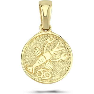 Lillian Vassago Zlatý přívěsek znamení Rak LLV03 GP001