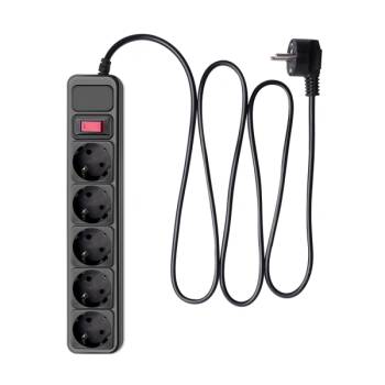 Akyga 5 Plug 3 m Switch (AK-SP06B)