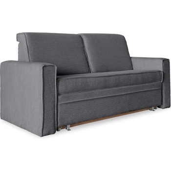 Miuform Сив разтегателен диван 168 см Lucky Lucy - Miuform (1352PO60)