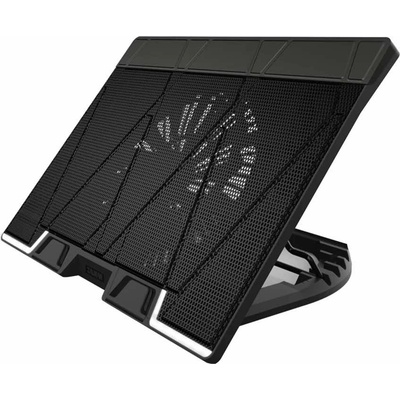 Zalman ZM-NS3000 Notebook Cooler Stand 17 - охлаждаща ергономична поставка за Mac и преносими компютри до 17 инча (черен)
