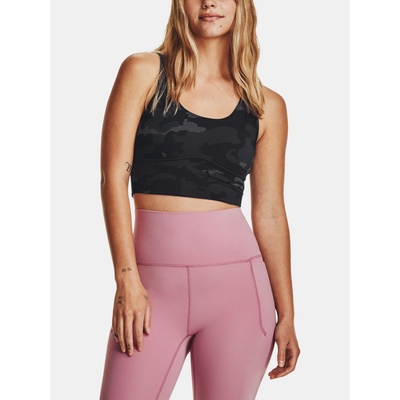Under Armour Women's Meridian Fitted CropTankPrnt Горнище на резервоар Under Armour | Cheren | ЖЕНИ | XS