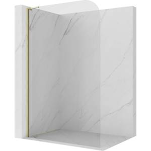 Mexen Kioto-P L душ параван Walk-in 80 x 200 cm, прозрачен 8 mm, златен - 800-080-103-50-00-P (800-080-103-50-00-P)