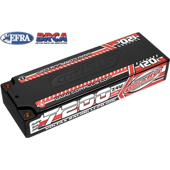 Corally VOLTAX HiVOLT 120C LiPo Stick Hardcase-7200mAh-7.4 V -G4 53,5Wh