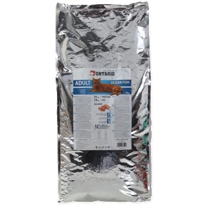 ONTARIO Adult Ocean Fish cat food - суха храна за котки над 1 година с океанска риба 10 кг, Чехия 213-0039