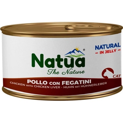 Natua Cat Adult Kuracie filety a kuracie pečeň v želé 85 g