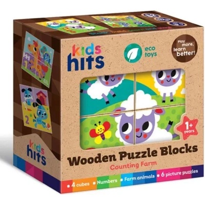 KIDS HITS Пъзел куб, малката - весела ферма (kh20/022)