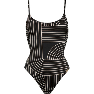 Watercult Дамски бански костюм Watercult Women's Line Set Swimsuit No. 8350 Swimsuit - Black / Tofu - размер 38 (150-6680-0112)