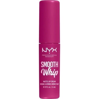 NYX Professional Makeup Smooth Whip Matte Lip Cream rúž s našľahanou textúrou na dokonalé vyhladenie pier 09 Bday Frosting 4 ml