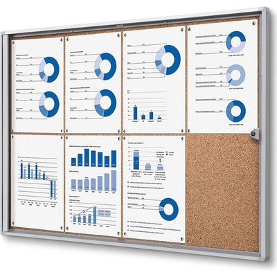 A-Z Reklama CZ Scritto Economy informační vitrína interiérová s korkovou stěnou SCXSC 8 x A4 – Hledejceny.cz