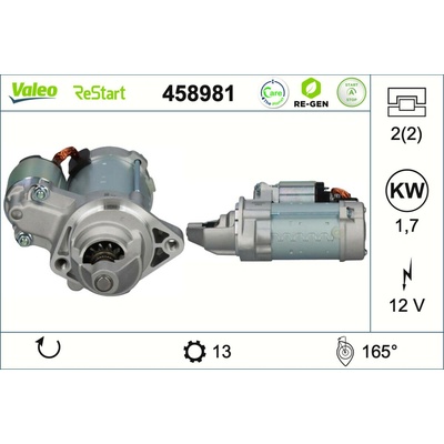 Štartér VALEO 458981