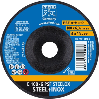 Pferd Brúsny kotúč 100 x 6,3 x 16,0 mm 4007220643273