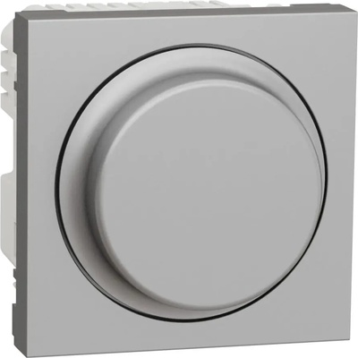 stmívač otočný univerzální LED 5-200W, Aluminium Unica NU351430