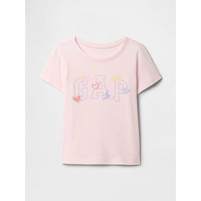 GAP Baby tričko s logem růžová