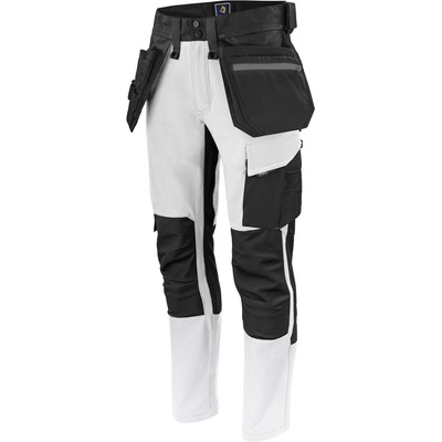 ProJob 5551 WAISTPANT STRETCH / Мъжки еластични работни панталони - бели 44 (64551M001m8)