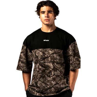 Nebbia Oversized Tee Power 898 Light Brown Camo