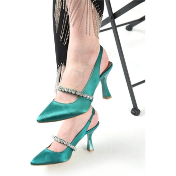 Moda Trend Дамски елегантни обувки - Масленозелени #328001 (328001_Смарагд)