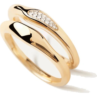 PDPaola Sada pozlacených prstenů Onda Essentials AN01 C21