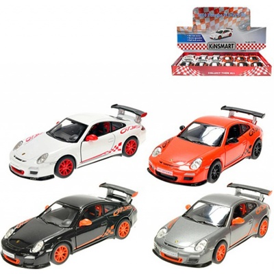 KINSMART Auto sportovní Porsche 911 GT3 RS kov PB 13cm 4 barvy 1:36