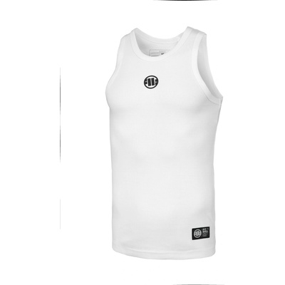 PitBull West Coast pánské tílko SMALL LOGO 240 bílé