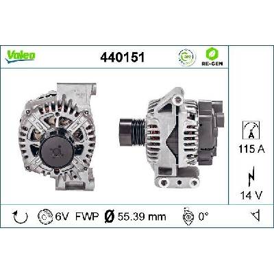 Alternátor VALEO 440151