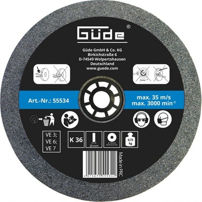 GÜDE Suchý brúsny kotúč vhodný pre brúsku GNS 200/150 55534