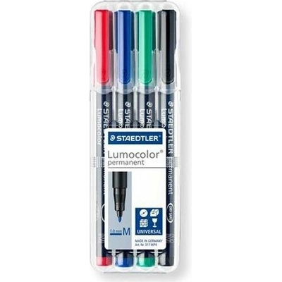 Staedtler Lumocolor 317 M 4 rôzne farby