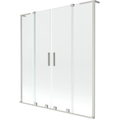 Mexen Velar L Duo параван за вана, плъзгащ се, двукрилен 150 x 150 см, прозрачен, с (896-150-003-02-97)