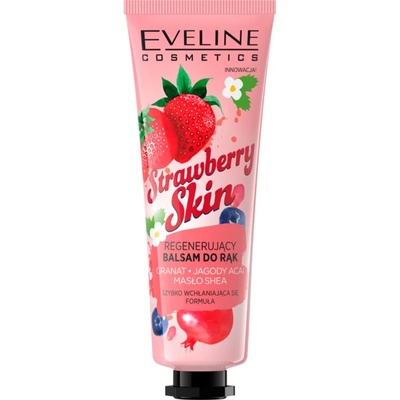 Eveline Cosmetics Strawberry Skin балсам-грижа за ръце с аромат на ягоди 50ml
