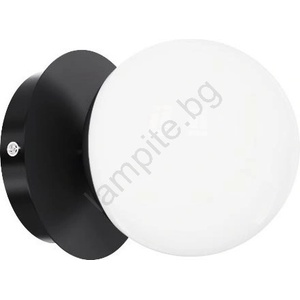 Brilagi - led стенен осветител за баня ball led/6w/230v 3000/4000/6500k ip44 черно (bg3870)