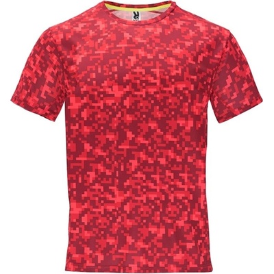 Roly tričko Assen sportovní pánské s potiskem červené