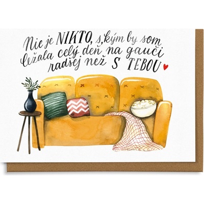 Chaukiss Nie je nikto, s, kým by som ležala celý deň na gauči radšej než s tebou