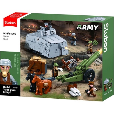 Sluban B1295 Tank WWI 47Vs