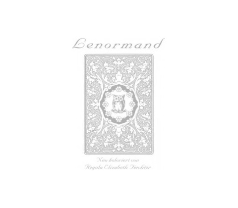 Lenormand, weiße Eule, Orakelkarten