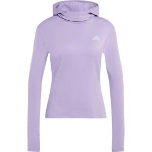 adidas Дамска тениска adidas Women's ADI365 Running Essentials Winter Hooded Running shirt - Magic Lilac (916-7574-0314)