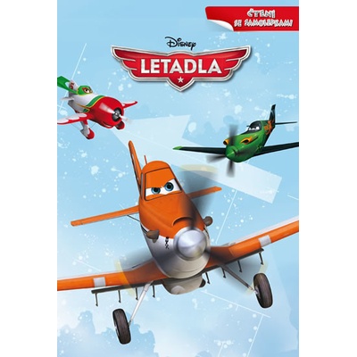 Letadla Čtení se samolepkami Walt Disney