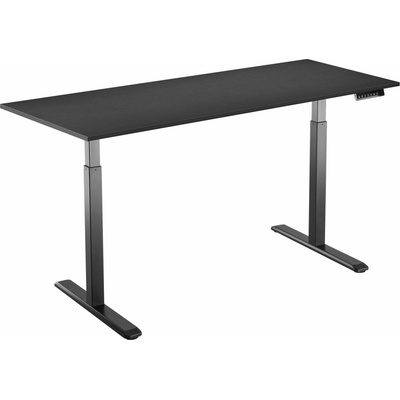 AlzaErgo Table ET2 černý + deska 160×80 cm lamino černá