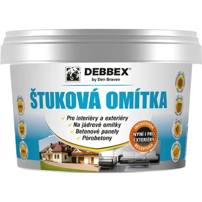 Den Braven Štuková omítka, kbelík, 8 kg, bílá